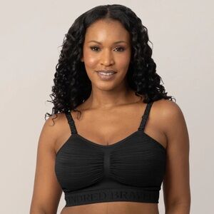 Kindred Bravely Sublime Set of 2 Hands-Free Pumping & Nursing Bras Size S Black